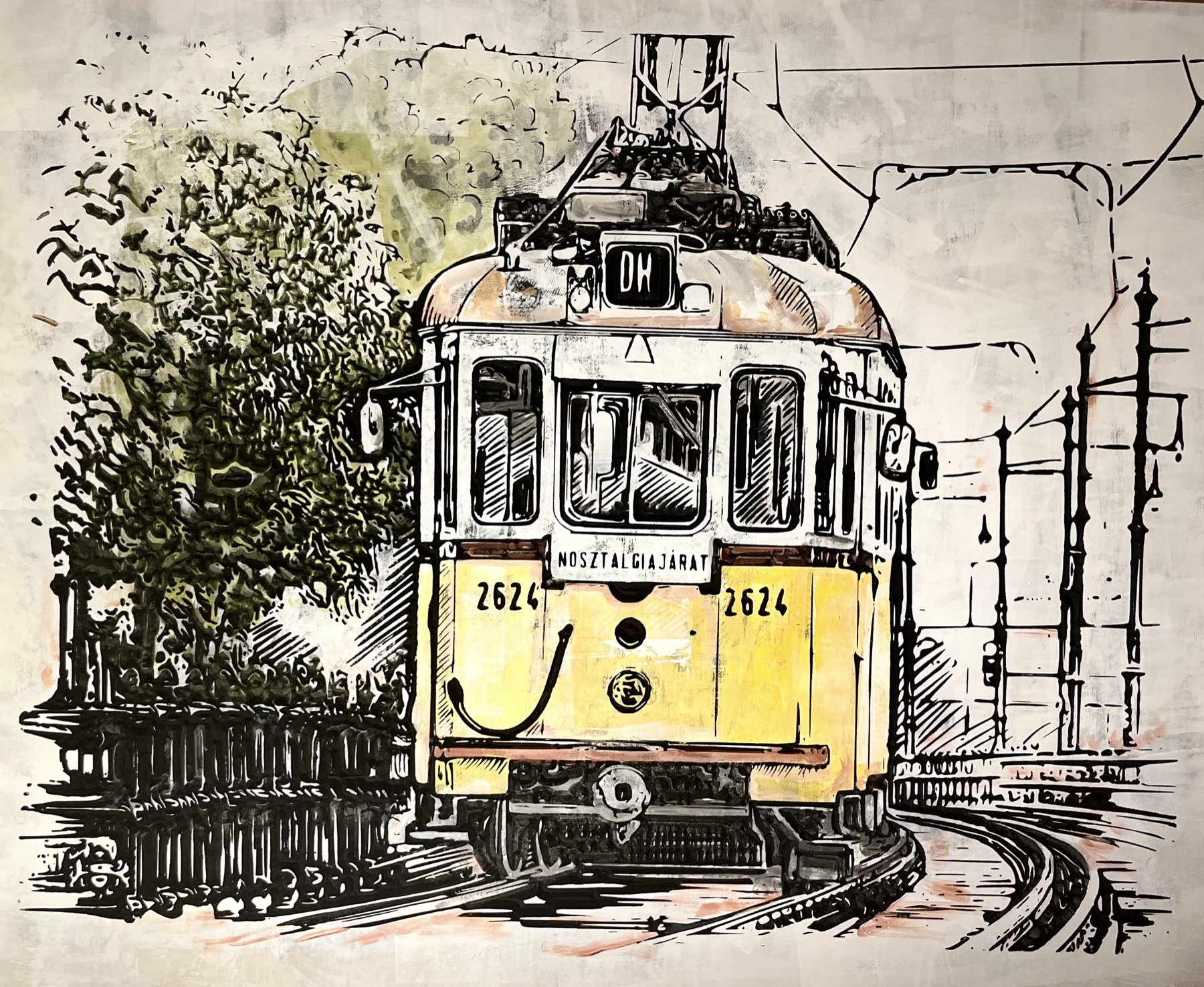 Nostalgiestraßenbahn 2624